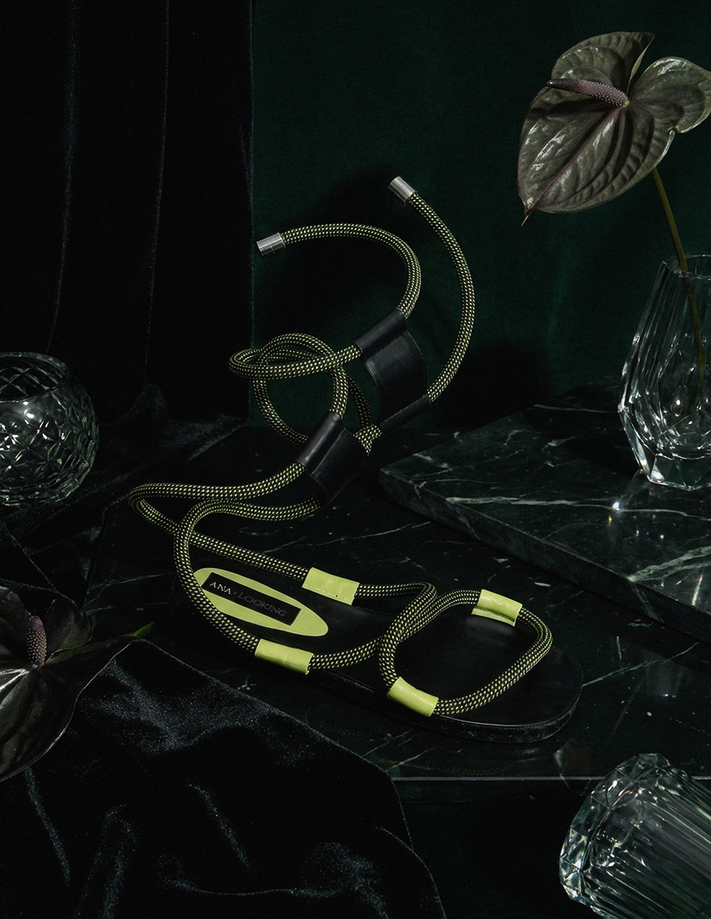 Publicidad de la colección de zapatos 