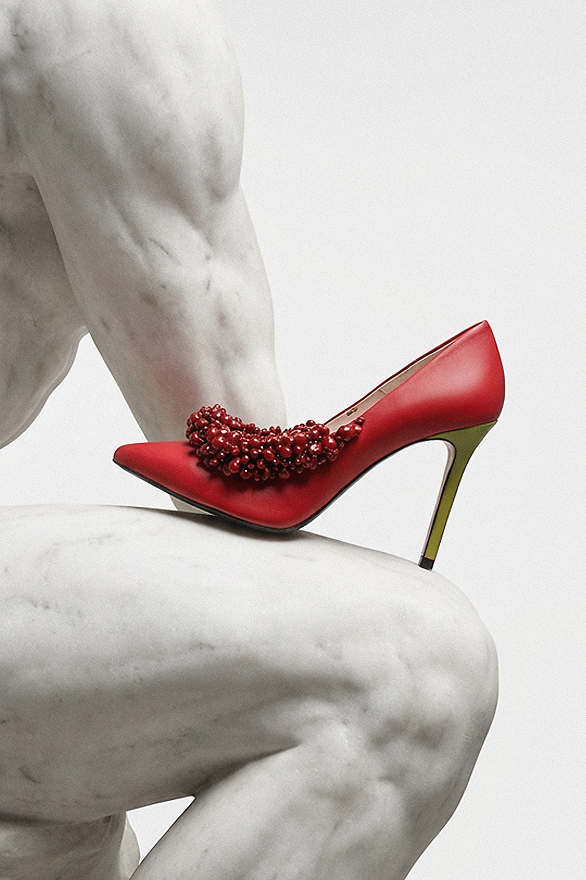 Publicidad de la colección de zapatos 