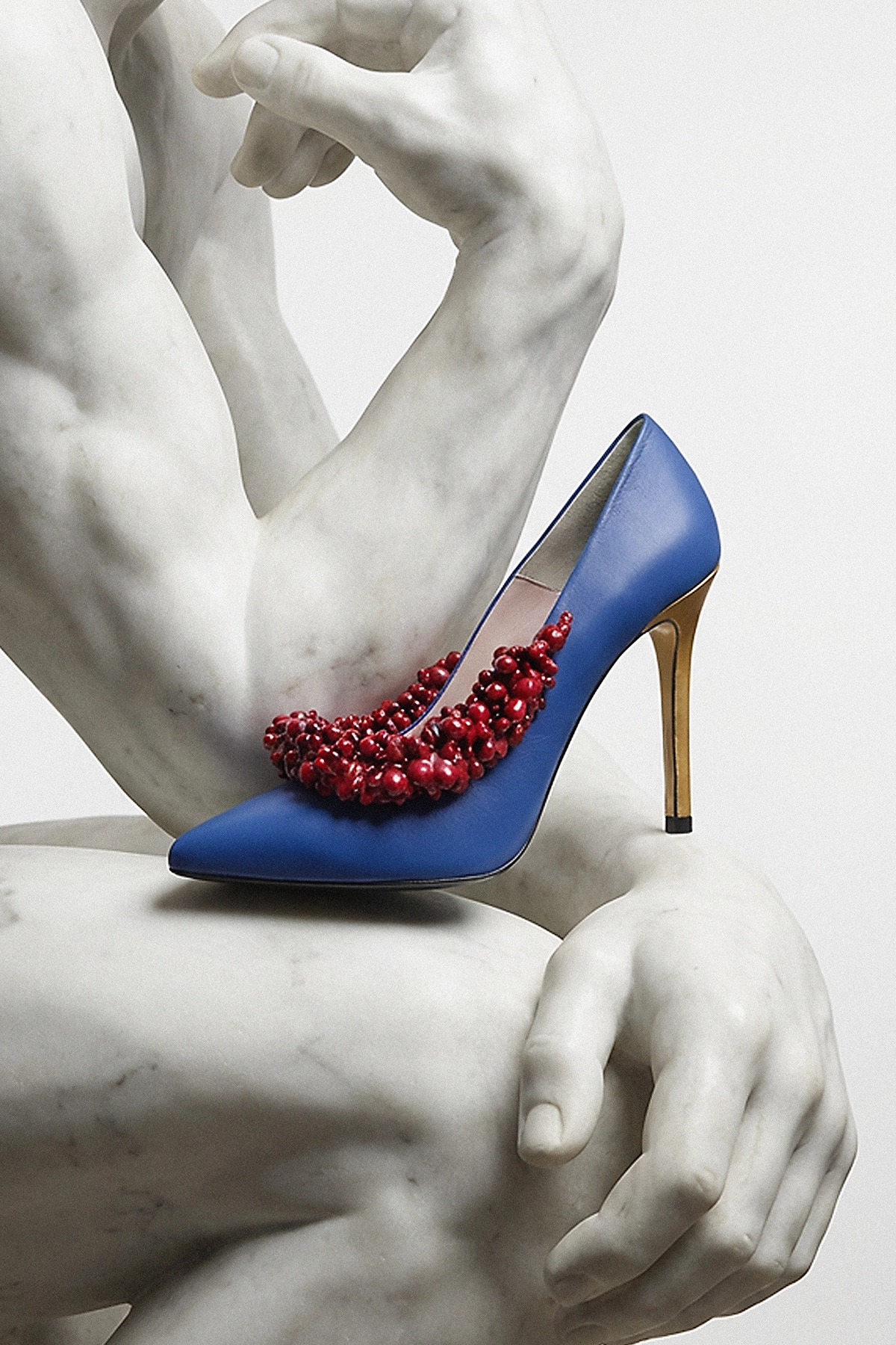 Publicidad de la colección de zapatos 