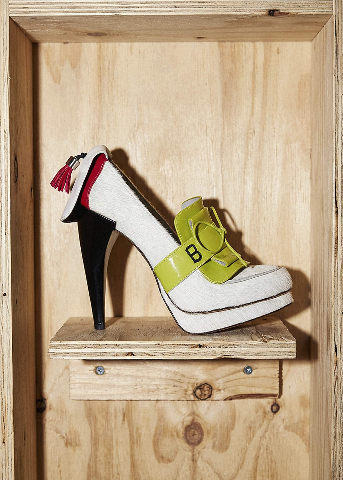 Campaña de la colección de zapatos 